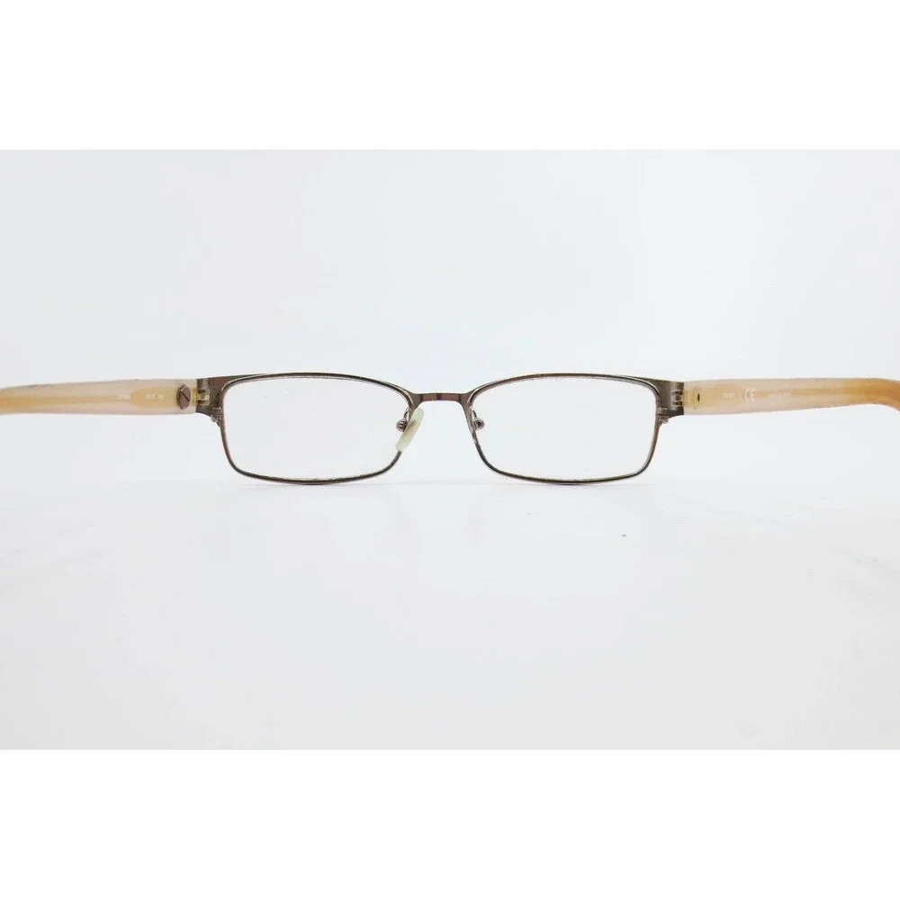 DKNY DY 5033 Bronze Rectangular Eyeglass Frames Women 52 16 135 Tan Temples